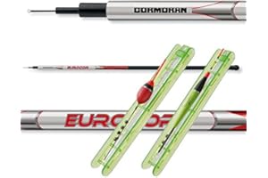 TheBigFish Cormoran - Tele Stipprute 3tlg. 3.00m - Set inkl. 2 x Fertigangel