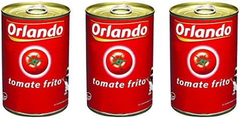 Tomato Sauce Orlando - Orlando Tomate Frito Orlando Sofrito Base – Smooth Pasta Sauce – Gluten Free &amp; Vegan – 400g, [Pack of 3]