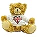Produktbild FaceOn Teddies Love Brompton On-Swale Union Jack Herz Plüsch Teddybär Geschenk (ca. Höhe: 22 cm