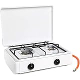 Orbegozo FO 3510 Gaskocher aus Edelstahl, 2 Brenner mit 3 Kronen und 1  Normalbrenner, Piezozündung, Innen- und Außenbereich, Butangas oder  Propangas : Orbegozo: Amazon.de: Sport \u0026 Freizeit