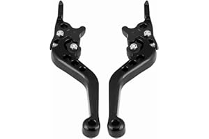 Bediffer 1 Pair Brake Levers,Double Disc Brake Lever for GY6 Xmax 400 Only for Displacement Below