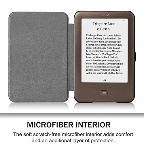 Tolino Page / Shine Hülle Case – Fintie Ultradünnen Smart Shell Cover Schutzhülle Tasche Etui für Tolino Page (2016) / Tolino Shine eReader (1st Gen), Don’t Touch - 3