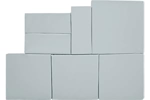 Gardenista Garden Rattan Seat Cushion Pads Cover | Outdoor Water Resistant Patio Furniture Chair Pad Replacement Covers | For Keter Allibert Rattan Furniture | 7 Pieces (Covers Only) (Grey)