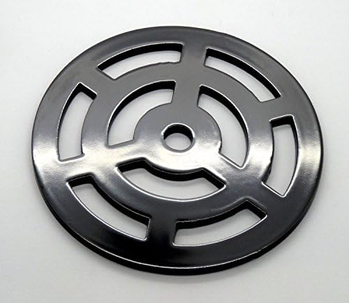 5" Round Circular Solid Metal Steel Gully Grid Heavy Duty Drain Cover Grate Like cast Iron, Stronger