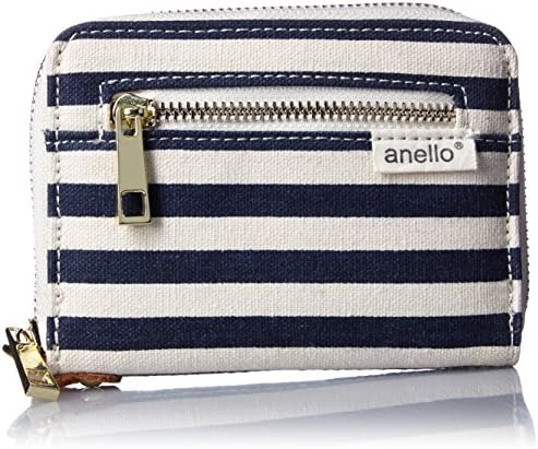 Anello Official Denim Fabric Folding Wallet At-B0934 S/Nv S/Nv