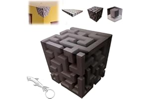 GENERISCH Wall Art That Reshapes Reality,3D Wall Art Illusion Corner Wall Decal,Removable Peel and Stick Graphic Wall Decor,for Living Room, Office, Dorm (Style A)