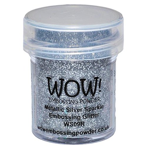 WOW! Embossing Powder 15ml-Metallic Silver Sparkle