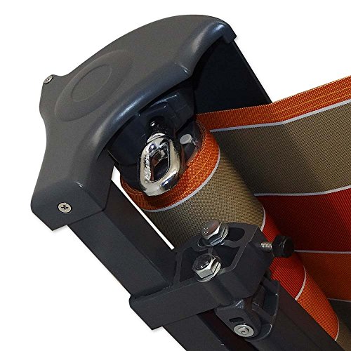Kassetten-Markise 3 x 2,5 m orangerot-schwarz (Profilfarbe: Anthrazit) Hülsenmarkise Gelenkarmmarkise Sonnenschutz - 4
