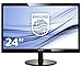 Produktbild Philips 246V5LSB/00 61 cm (24 Zoll) Monitor (VGA, DVI, 1920 x 1080, 60 Hz) schwarz