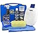 Produktbild Petzoldts Spezial Autowasch-Set, mit Reinigungsknete und Spezial Gleitmittel, Glanz-Shampoo 2.0, Microfaser-Waschhandschuh, Waschschwamm, Saug-Schwammtuch und Waffel-Trockentuch