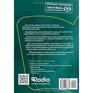 Guardia Civil. Escala de Cabos y Guardias. Temario Volumen 1. Segunda Edición (OPOSICIONES)