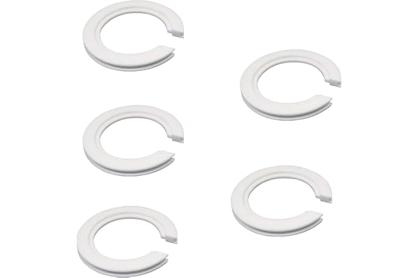DULEE 5 stycken E27 till E14 lampskärmsreduceringsring, 42 mm till 29 mm ringomvandlare, lämplig för de flesta bajonettstrålkastare, lamphållare, bordslampor