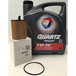 Pack Total Quartz Ineo Ecs 5W30 + Filtro Aceite Original motor 1.6HDi (1109.AY)