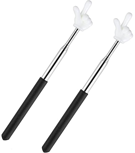 Bacchetta Telescopica 100cm Per Insegnanti - Puntatore Con Cordino E Testine Di Ricambio Per Lavagne - Foto 2