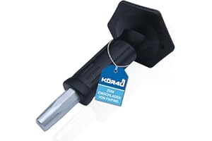 kör4u Narożnik do gwoździ do betonu Fixpins, 174 mm x 86 mm, narzędzie montażowe z ochroną przed uderzeniem do wbijania pinów mocujących w taśmie montażowej