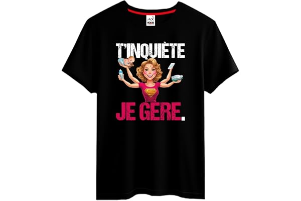 BOLOSS - T-Shirt Humour Maman, Femme, Cadeau Fête des Grands-Mères, Cadeau Noël Grand-Mère, Mamie, Cadeau Femme Noël Anniversaire, Tee Shirt Blague, Drôle, Comique
