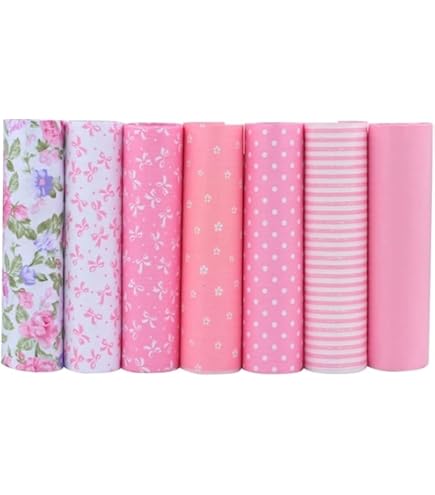 CraftsFabrics Jelly Roll 20 Strisce Di Tessuto 100% Cotone, Motivo Geometrico Blu E Bianco, 6,35x112 Cm Ciascuna, Per Trapuntatura, Patchwork E Cucito Creativo