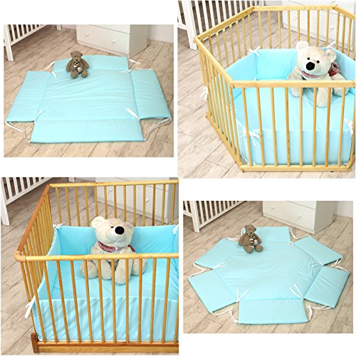 Preisvergleich Produktbild Laufgittereinlage 4-eck für 100x100cm Laufgitter Laufstalleinlage U12 ! verschiedene Designs 4-Eck 6-Eck 100x100 120x104cm Nestchen Krabbeldecke