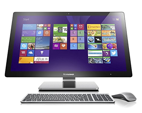 Lenovo A740 68,58 cm (27 Zoll) QHD LED All-In-One Desktop-PC (Intel Core i7-4558U, 3,3GHz, 8GB RAM, Hybrid 1TB HDD + 8GB SSHD, NVIDIA GeForce GTX 840A/2GB, Touchscreen, Win 8.1) silber