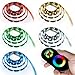 Produktbild LED RGB Strip Streifen Set - 30 LEDs pro Meter mit Touch Fernbedienung Schwarz 2 Meter
