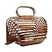 Price comparison product image biteatey Women Bamboo Bag Handmade Basket Nest Large Bag Hollow Tote Lantern Beach Bag newcomer
