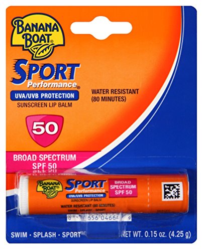 Banana Boat Spf#50 Sport Lip Balm 0.15oz (2 Pack)