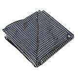 Dicke Wasserdichte Plane, LKW-Plane, Auto-Staubschutz Abriebfest, Schwarz-Weiß Kariert - Wasserdichte Plane (Farbe : A, Größe : 3 x 4m)