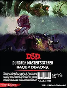 Dungeons Dragons Rage of Demons Dungeon Master s Screen GF9 73704
