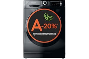 Hotpoint Ariston Lavatrice a libera installazione a carica frontale Hotpoint Ariston: 10,0 kg, NBT 108 BLACK IT