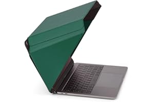 PHILBERT DANISH DESIGN Philbert Design Sun Shade & Privacy CoverHood for Laptop 15in-16in | Eco-Friendly Materials | Glare Reduction | FoldablePortable | Heat Resistant | Green