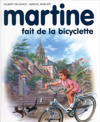 Martine fait de la bicyclette