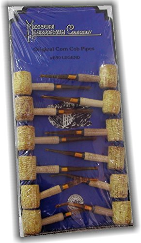 Original Missouri Meerschaum Company Corn Cob Pipes Maiskolbenpfeife - 2