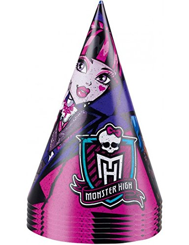 Preisvergleich Produktbild Amscan 250610 – 6 Hüte Räucherkegel Monster High 2