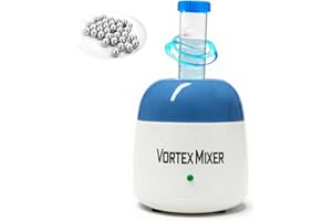 Magicrose 5200rpm Mini Vortex Mixer Paint Shaker,Lab Vortex Shaker with Touch Function for Nail Polish,Eyelash Shaker,Tattoo Ink,Glue Adhesives and Test Tubes (Blue)
