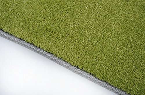 Teppich Läufer Sam Karomuster grün in 80 x 300 cm - 4
