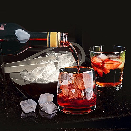 2er Pack Silikon Eiswürfelform für je 8 Eiswürfel，5×5 cm Eiswürfel - 4