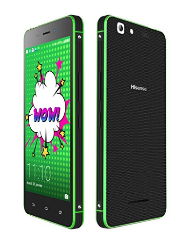 Hisense C30 ROCK Lite Dual SIM 4G 16GB Black, Green - Smartphones (12.7 cm (5