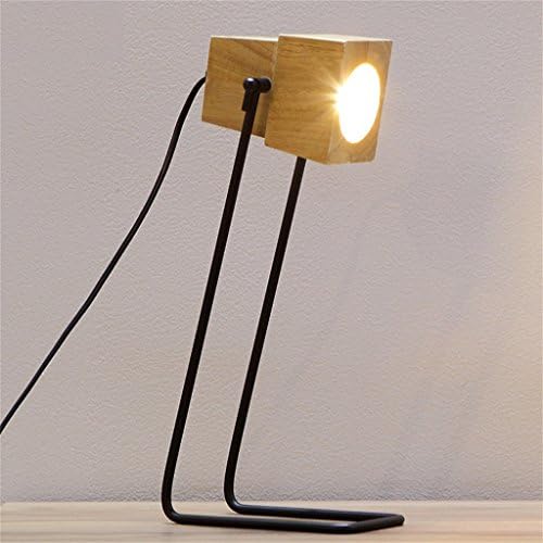 FANDBO Modern minimalist Wooden Iron Arts table lamp