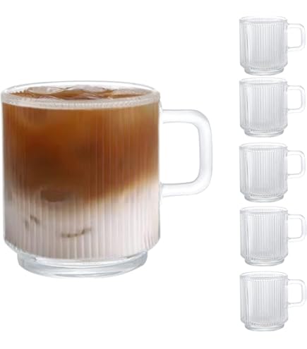 Wilmax | Thermoglazen | 300 ml | Set van 6 | Dubbelwandige glazen voor water, thee, koffie, cocktails | Theeglazen & koffieglazen | Glazen voor warme en koude dranken | Waterglazen
