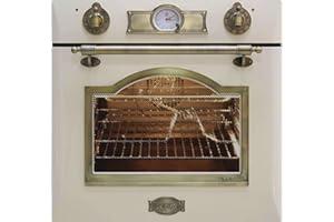 Kaiser Empire EH6355 ElfEm Exklusiver Nostalgie Backofen/Selbstreinigender Elektrobackofen 67L / Backofen Einbau Autark mit Drehspieß/Einbaubackofen/ e Herd/Heißluft, Grill/Herd mit 8 Funktionen