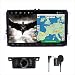 Produktbild Android 8.1 Auto Stereo Doppel 2 DIN 22,9 cm Kapazitiven Touchscreen IPS-Panel GPS Navigation System für VW Volksvagen Golf Passat Tiguan Polo Jetta Skoda Seat Octa-Core 4 G RAM 32 G ROM (Kamera/Externe Mikrofon enthalten)