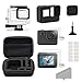Produktbild AngelaKerry Zubehör für GoPro Hero 6/5 Schwarz Reisetasche Small + Gehäuse Case + Displayschutzfolie + Objektivdeckel + Silikon Schutzhülle für Go Pro Hero6/5 Outdoor Sport Kit