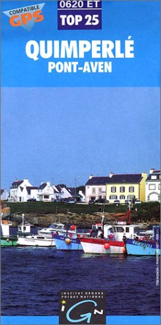 Carte de randonnée : Quimperlé, pont aven 0620 ET