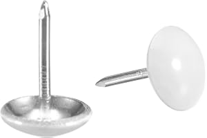 QUARKZMAN 80 st möbelspikar, 11 mmx17 mm runt huvud dekorativt för soffmöbler sänggavel