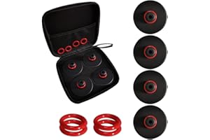 TUCANA Odorless Lifting Jack Pad for Tesla Model 3/S/X/Y, 4 Pack with Storage Case