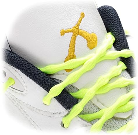 XTENEX® - XF200 (PATENTED) Neon Yellow 40" Flat No Tie Shoe lace with Locking Disk