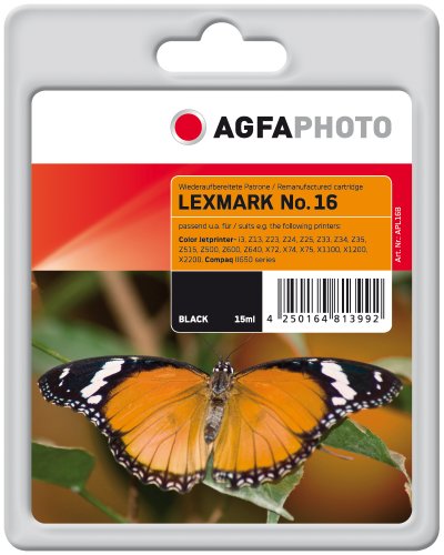Preisvergleich Produktbild AgfaPhoto APL16B Tinte für Lexmark Z13, 15 ml, schwarz