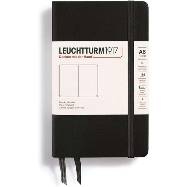 LEUCHTTURM1917 311333 Notizbuch Medium (A5), Hardcover, 251  