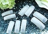 Natural Cream False Half Style Nail Acrylic Artificial Art Nails Tips 500 Pcs Full Well