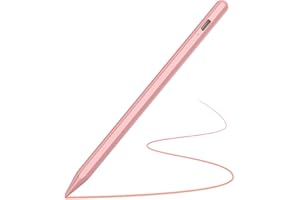 TQQ iPad Stift für Apple iPad (2018-2023), 2.0 Stylus Pen für ipad mit Hochpräziser, Neigungs Erkennung & Palm-Ablehnung, für iPad 10/9/8/7/6 Generation/Pro 11"/12.9"/Air 3/4/5/Mini 5/6